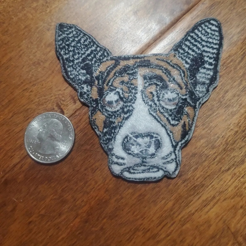 Dog head patch - Picture 2 of 2